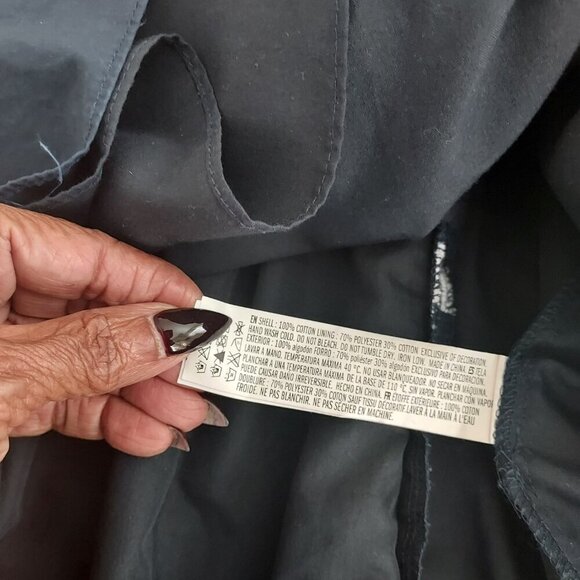 English Factory A-Line Multicolor Striped Navy Mini Dress Size Small - Picture 5 of 8